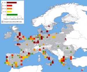 Insecticide risks in EU surface waters (figure taken from Stehle and Schulz, Environ Sci Pollut Res, 2015, doi: 10.1007/s11356-015-5148-5)