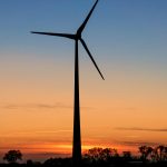 Silhouette of Turbine during Sunset by Pixabay